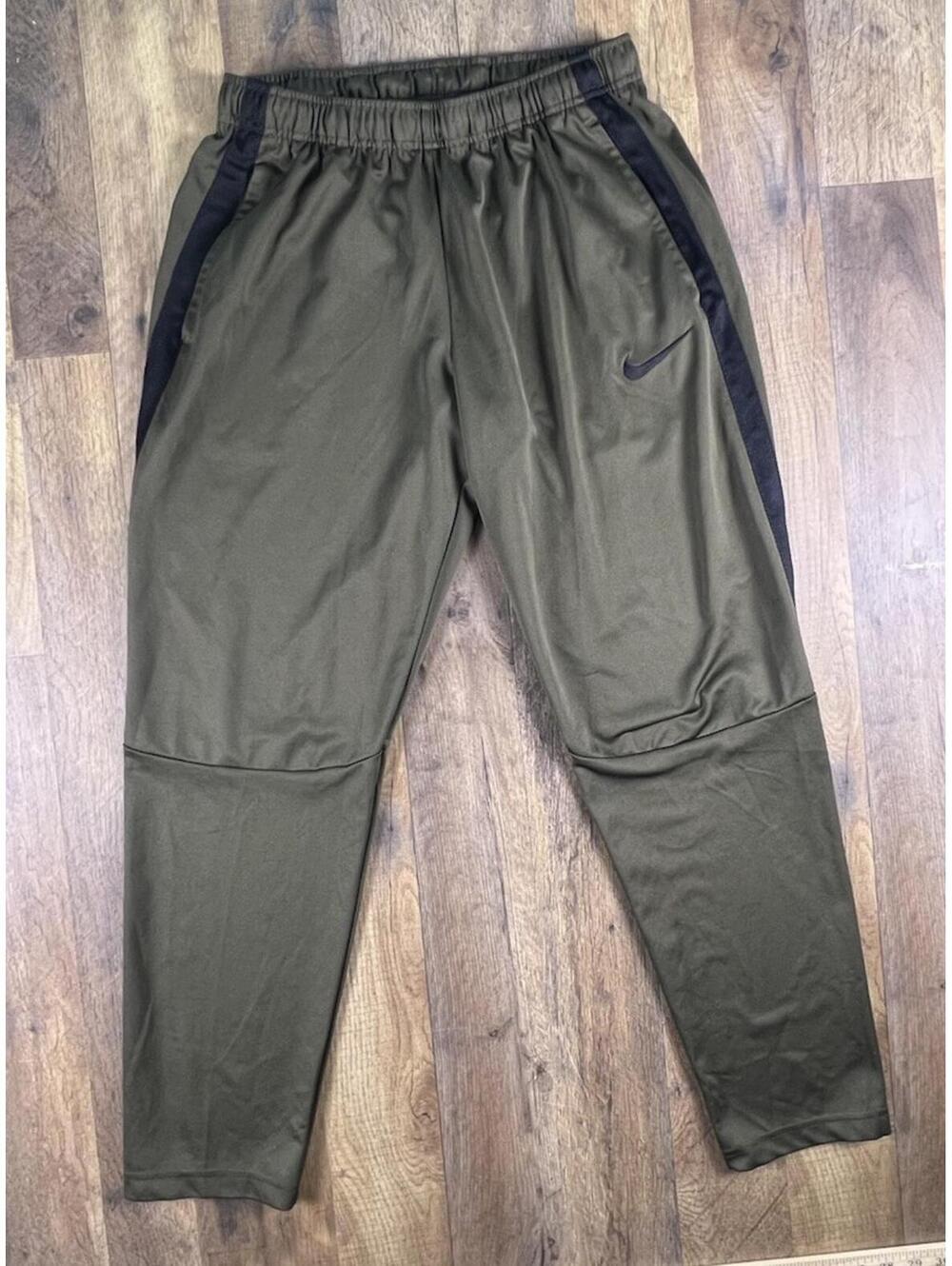 Nike Epic Knit Training Pants Mens Size Large Green Pockets Athletic 800183-325
